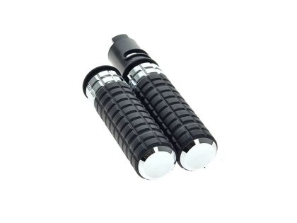 Speedliner Handgrips - Chrome. Fits CVO Touring 2023up, Street Glide & Road Glide 2024up, Touring 2025up & Softail 2025up