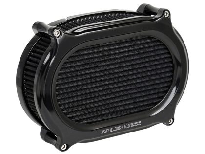 Stage 2 Oval Performance Air Filter Upgrade Kit - Black. Fits Touring 2017-2024 & Softail 2018-2024 with Ventilator/Oval Air Cleaner