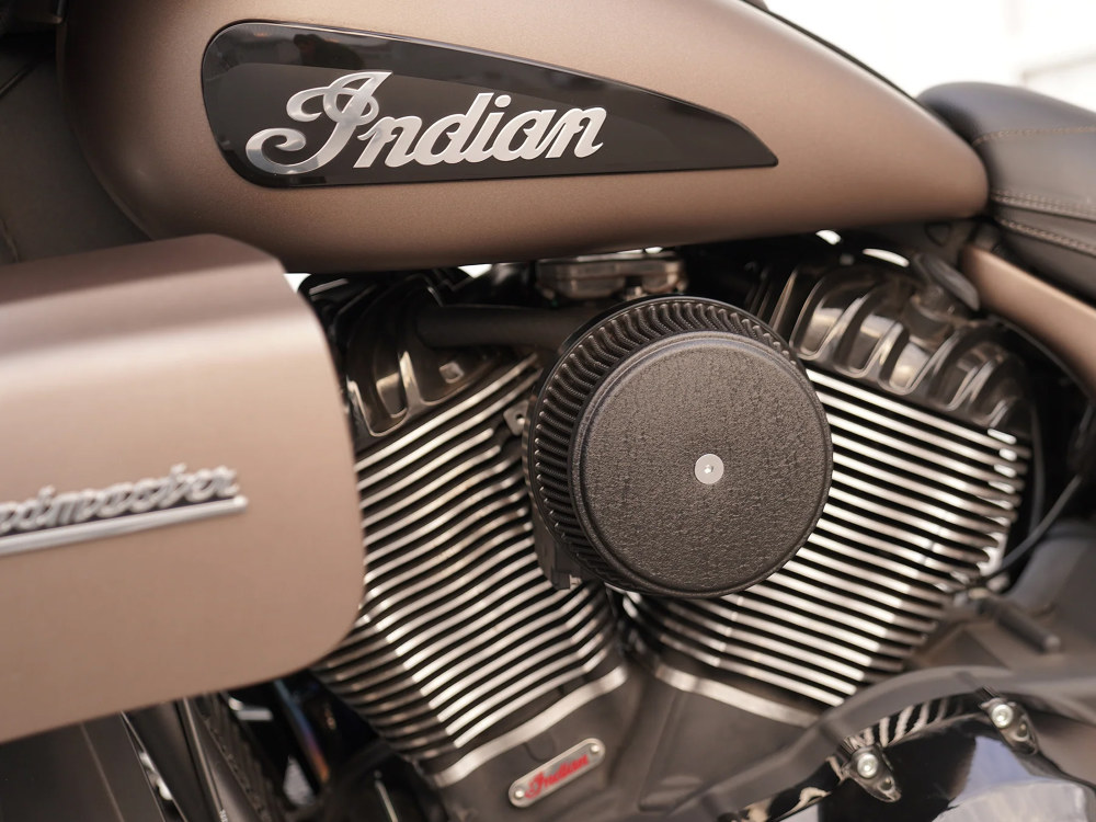 High Flow Air Cleaner Kit - Black. Fits Indian Touring & Cruiser 2014up with 111ci or 116ci Thunderstroke Engines - Image 2