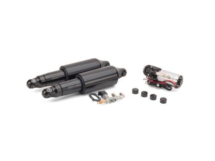 Rear Air Shock Absorbers - Black. Fits Touring 2009up.