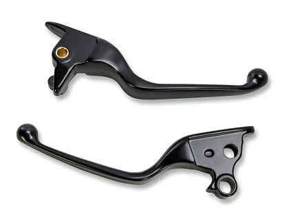 Hand Levers - Black. Fits Softail 2015-2017