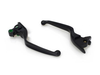 Hand Levers - Black. Fits Softail 2018-2024