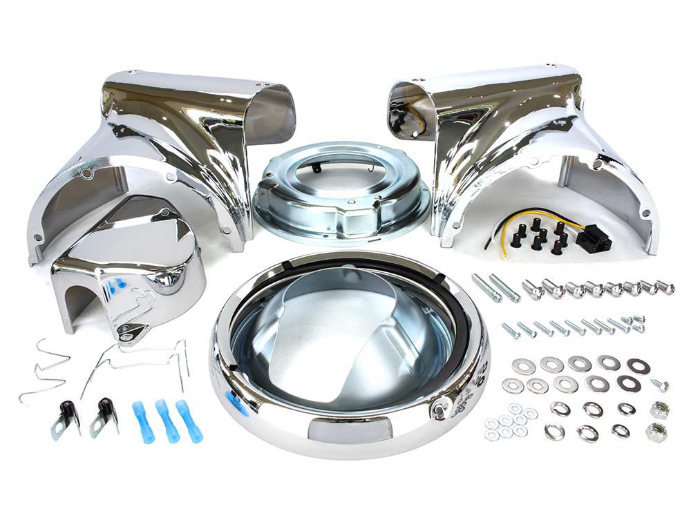 Freight Train Nacelle - Chrome. Fits FL Softail 1986-2017. - Image 2