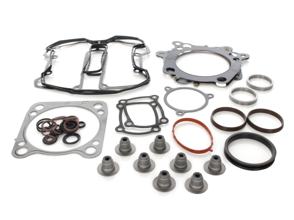 Top End Gasket Kit with 0.030in. Multi-Layer Steel MLS Head Gaskets. Fits Touring 2017-2024 & Softail 2018-2024 with 107 to 124 or 114 to 128 4.250in. Big Bore Kit.