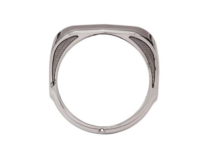 Fang LED Headlight Bezel with White Running Lights - Chrome. Fits Touring 2014-2023