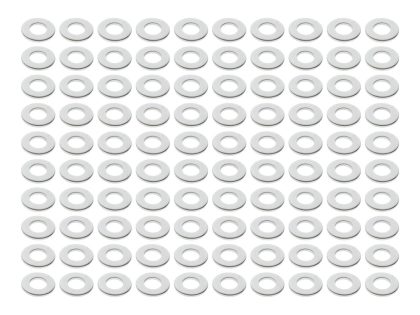 5/16in. Flat Washer - Chrome. Pack of 100.
