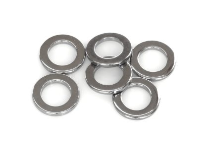 7/16in. Flat Washer - Chrome. Pack 6.