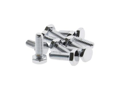 1/4-20 x 3/4in. UNC Hex Head Bolts - Chrome. Pack 10.