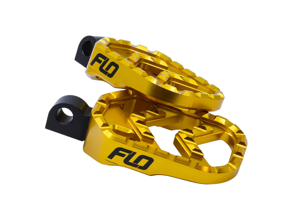 Savage Series Footpegs with HD Male Mount - Gold