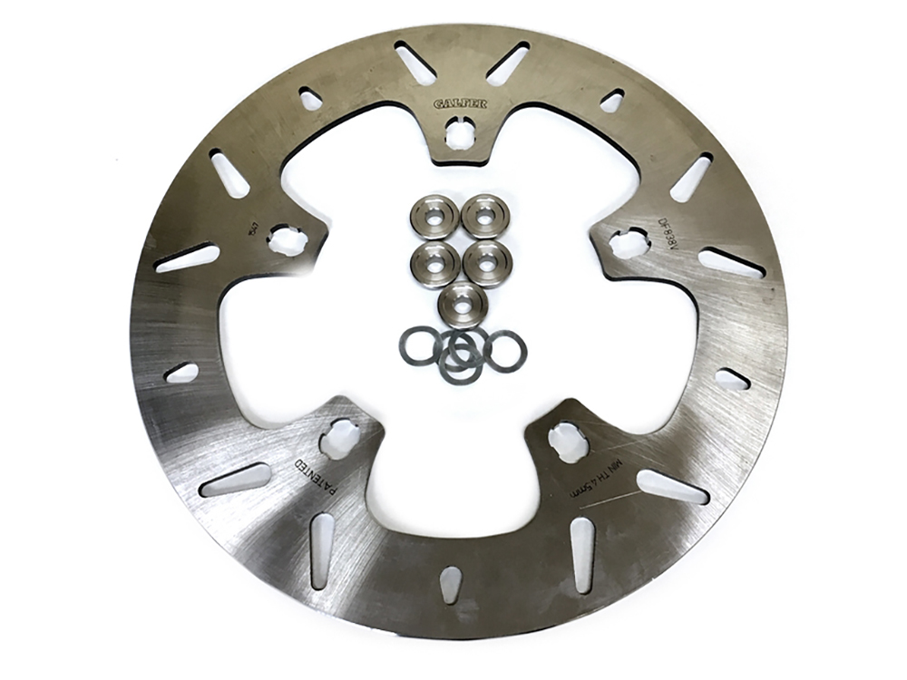 11.8in. Front Round Disc Rotor - Stainless Steel. Fits Touring 2014-2023 with OEM Wheel. - Image 2