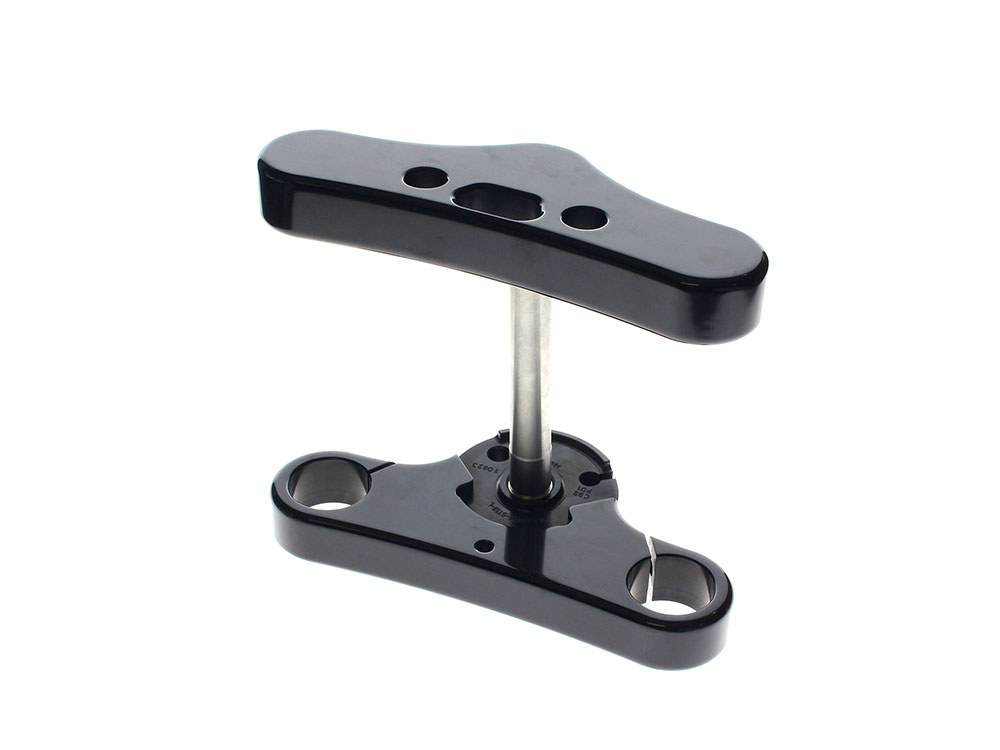 5 Degree Raked Mid Glide Triple Tree Kit - Black. Fits Softail Street Bob & Softail Standard 2018up with 23in. Wheel Conversion