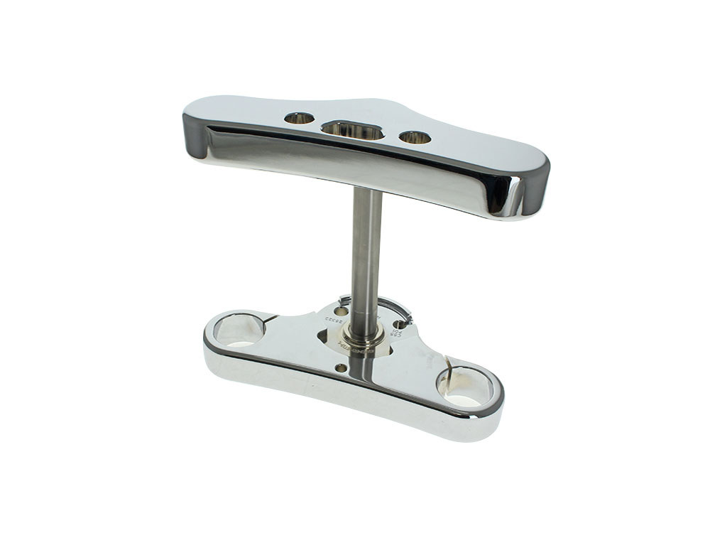 3 Degree Raked Mid Glide Triple Tree Kit - Chrome. Fits Softail Street Bob & Softail Standard 2018up