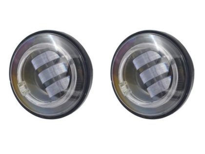 4-1/2in. LED Passing Lamp Inserts with Halo - Black.