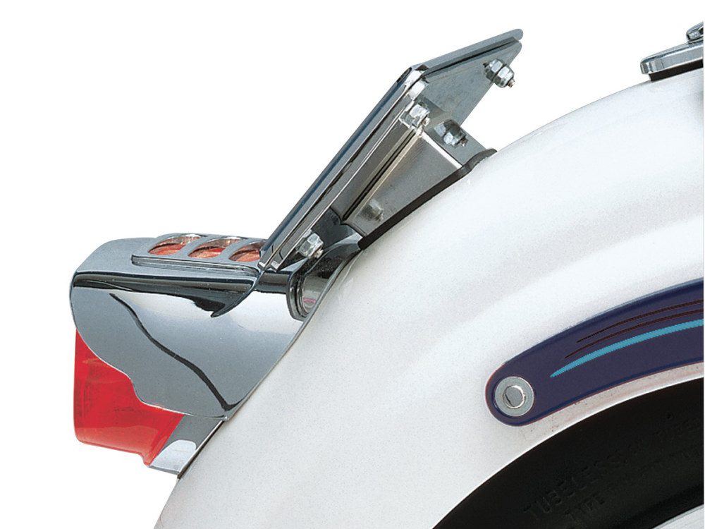 Laydown Number Plate Mount - Chrome. - Image 2