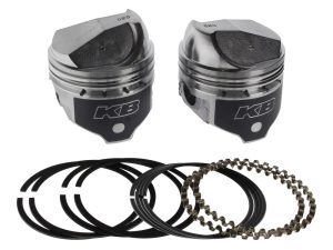 +.020in. Dome Top Pistons with 8.2:1 Compression Ratio. Fits Sportster 1972-1985 with 1000cc Engine.