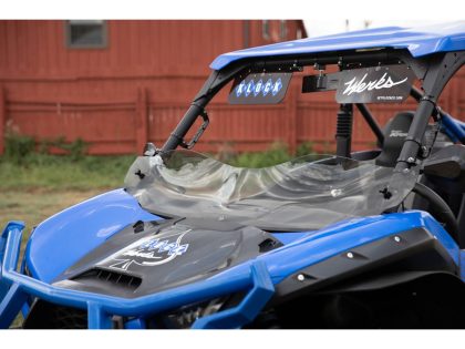 UTV Flare Windshield - Dark Smoke. Fits Kawasaki TERYX KRX 1000 2020up.