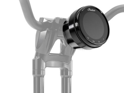 Indian Chief Gauge Pod - Black. Fits Indian Chief Dark Horse, Chief Bobber Dark Horse 2022up.