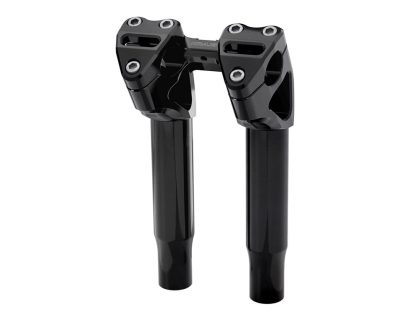 9in. Kickback x 1-1/8in. Clamp Workman Riser Kit - Black. Fits 1-1/8in. Handlebar
