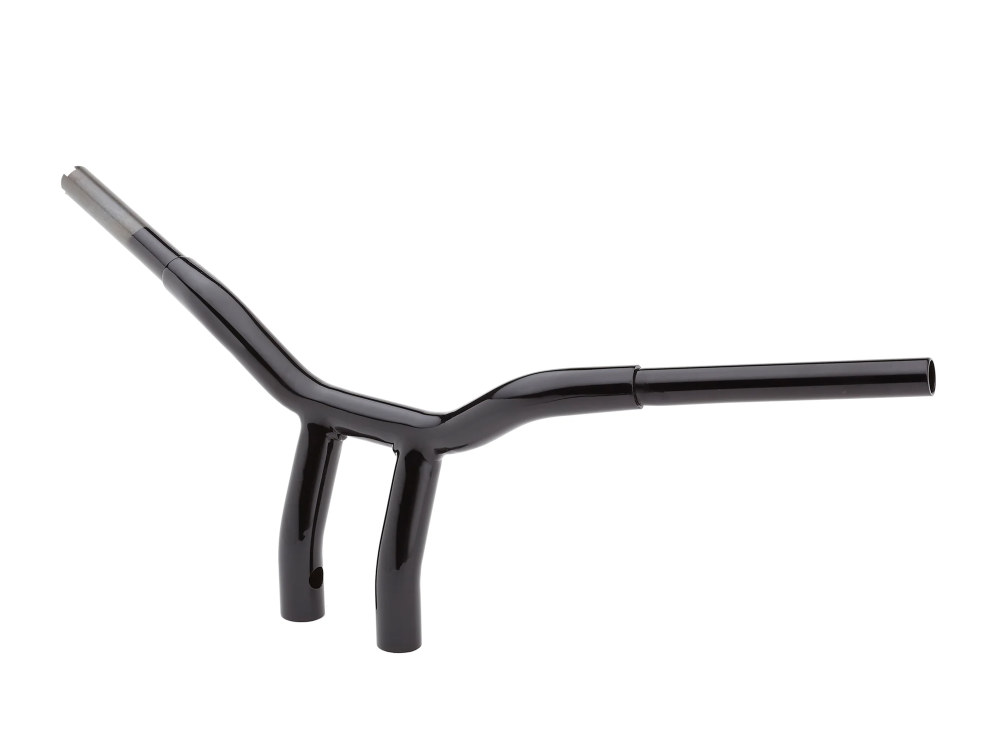 8in. x 1-1/4in. Pullback One Piece Kage Fighter Handlebar - Gloss Black.