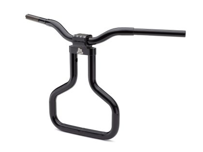 16in. x 1-1/4in. Straight Kage Fighter Handlebar - Gloss Black. Fits Road Glide 2015-2023