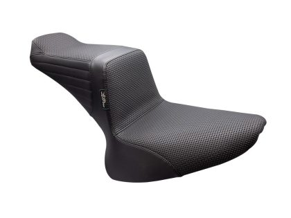 TailWhip Dual Seat - Basket Weave. Fits Softail 2000-2017 with 130 or 150 OEM Rear Tyre.