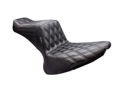 TailWhip Dual Seat - Double Diamond. Fits Softail 2000-2017 with 130 or 150 OEM Rear Tyre.