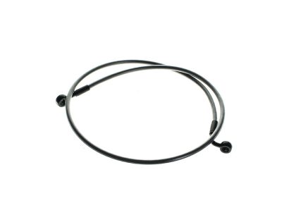 45in. E-Z Align Front Brake Line with 7/16in. x 180 Degree Banjo - Black Pearl