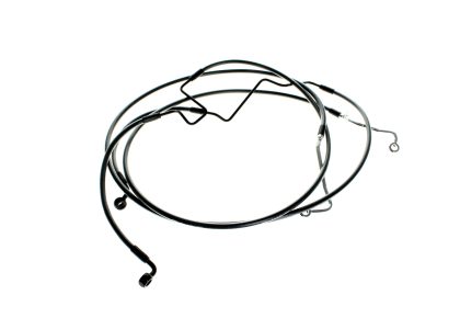 Lower Front Brake Line - Black Pearl. Fits Street Glide 2024up