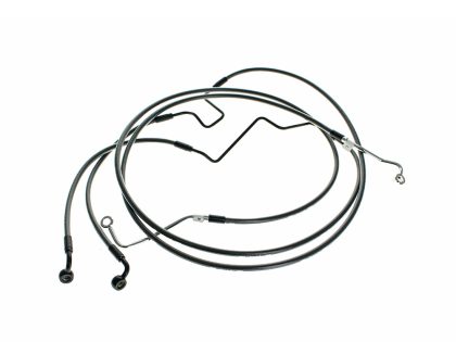 Lower Front Brake Line - Black Pearl. Fits Road King Special 2024up