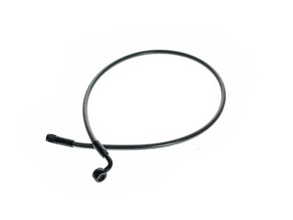 30in. Upper Front Brake Line with 10mm x 90 Degree Banjo - Black Pearl.