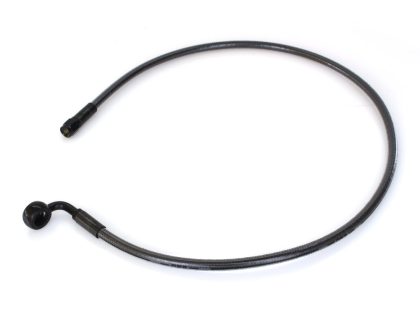 30in. Upper Front Brake Line with 12mm x 90 Degree Banjo - Black Pearl.