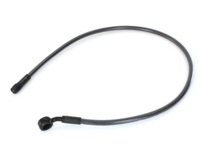 28in. Upper Front Brake Line with 12mm x 35 Degree Banjo - Black Pearl.