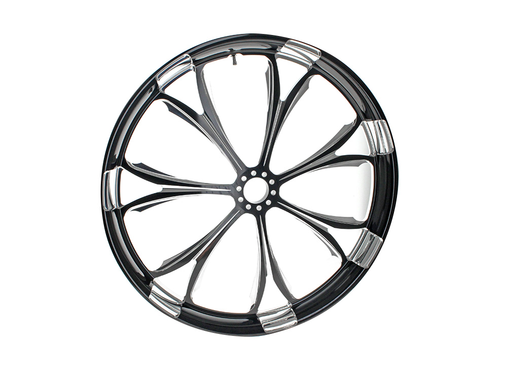 26in. x 3.50in. wide Paramount Wheel - Black Contrast Cut Platinum.