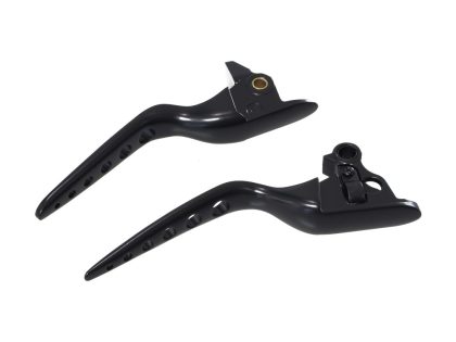 Racing Levers - Black. Fits Softail 2018-2024