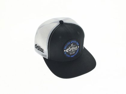 Rollies Speed Shop 45th Anniversary Cap - Black with White Mesh. One size fits all.