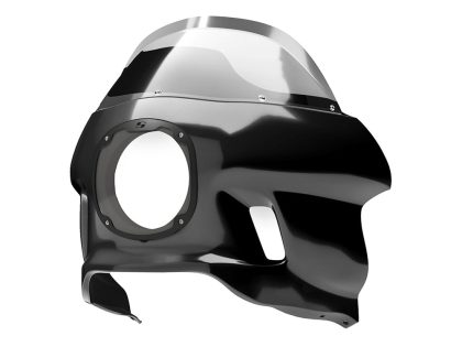 S-RT Mini Fairing - Gloss Black. Fits Sportster 2004-2021