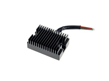 Regulator - Black. Fits Big Twin 1965-1969 & Sportster 1965-1977