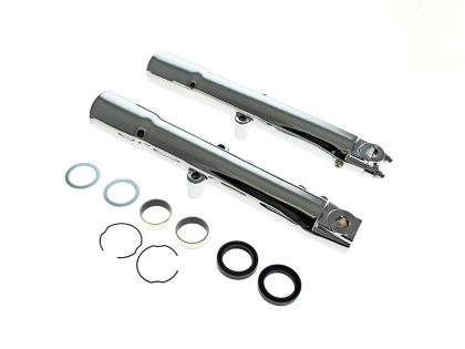 Fork Sliders - Chrome. Fits FL Softail 1986-1999